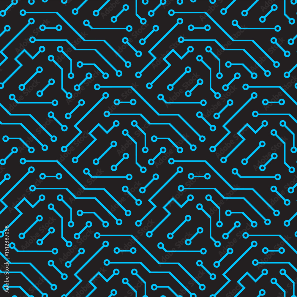 Poster computer circuit board texture. technology pattern. abstract illustration of silicon chip. digital t