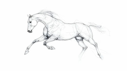 Three Running Horses