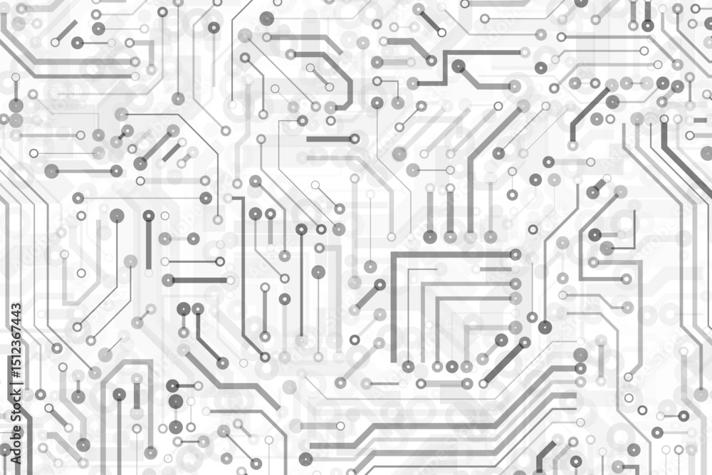 Poster computer circuit board texture. technology pattern. abstract illustration of silicon chip. digital t