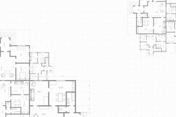 Architectural background. Building construct plan. Interior design sketch draw. Home floor architect pattern. Office reconstruction project. Abstract technology illustration. Vector blueprint.