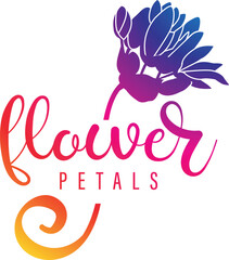 Beautiful romantic flower collection with roses, leaves, floral bouquets, flower