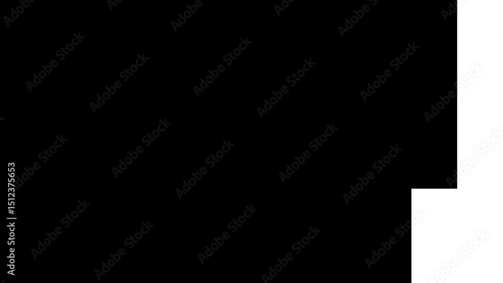 Poster black and white rectangle background transition animation for video editing concept