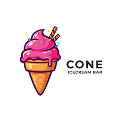ice cream cone logo 