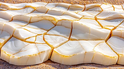 Neutral cracked surface with weathered texture and subtle fracture lines emphasizing authentic industrial vibe