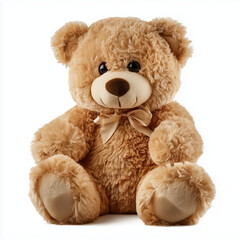 Fototapeta premium Adorable Plush Teddy Bear - Perfect Gift for Kids , PNG isolated cut out image