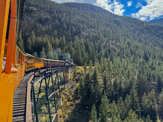 George town railroad in the fall