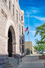 Fototapeta premium Federal Building and U.S. Courthouse in Sioux Falls, South Dakota