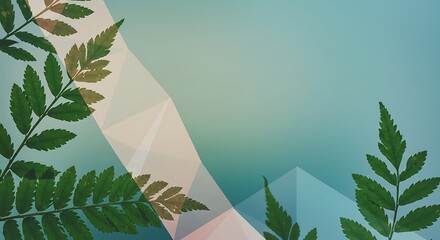 Fern Leaf Abstract Background