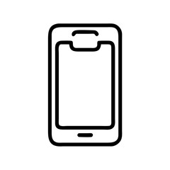 Black clipboard with blank paper isolated near a smartphone display