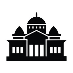 Kenya National Assembly Building Silhouette