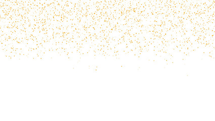 Naklejka premium Gold Sparkle Dot Pattern Isolated on Black