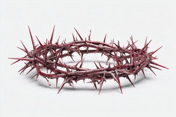 Obraz premium Crown of thorns isolated on transparent background
