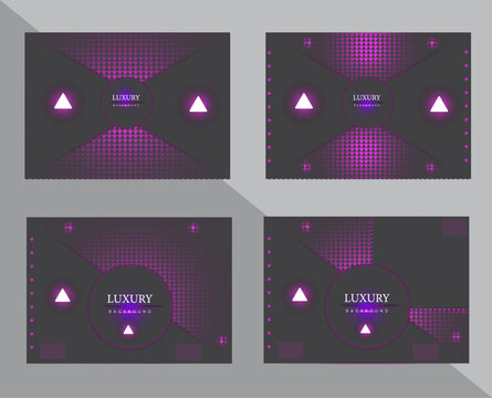 Black and Luxury Template Design. Youtube Background. Youtube  Invitation. Family Party Occasion Flyer Design. Modern Abstract Decorative style