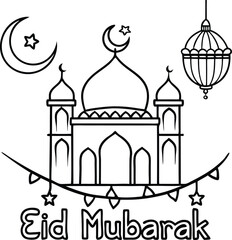 Celebrate Eid Mubarak with Beautiful Coloring Pages for Kids and Adults a Fun and Creative Way to Share the Joy