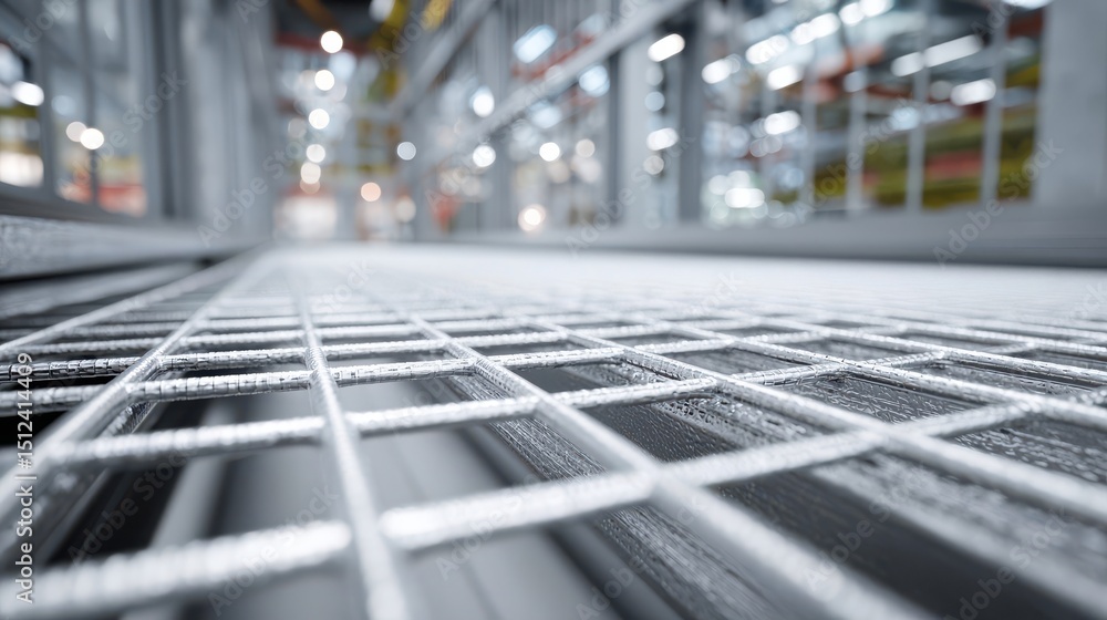Poster floor grid system implementation for clean air and better indoor environments