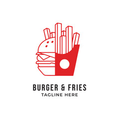 minimal fast food logo