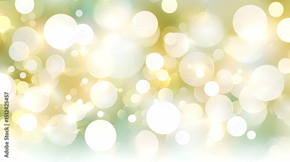 Poster abstract bokeh background with soft lights