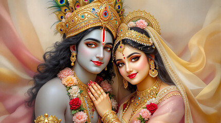 Divine Love of Radha Krishna