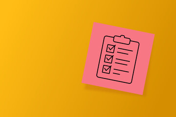 done. an icon on office paper. office paper. successful completion of assigned tasks. teamwork. animation. pin. a business idea. teamwork in business. a task. decision. purpose. achieve your goal. 