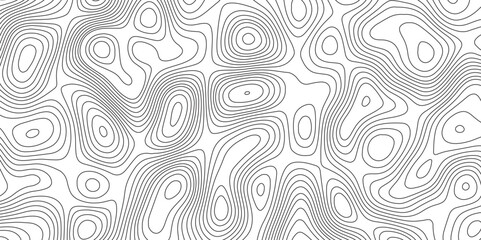 Fototapeta premium Abstract Modern design with White background with topographic wavy pattern design. Geographic abstract grid. Geographic curved, vector illustration. 
