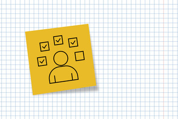 done. an icon on office paper. office paper. successful completion of assigned tasks. teamwork. animation. pin. a business idea. teamwork in business. a task. decision. purpose. achieve your goal. 