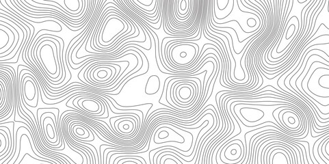Obraz premium Abstract Modern design with White background with topographic wavy pattern design. Geographic abstract grid. Geographic curved, vector illustration. 