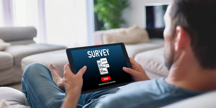 Online survey form for brisk digital information collection on the internet network