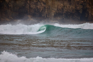 When La Herradura wakes up, only the fearless surfers paddle out. Walls of water, raw Pacific energy, and a point break that shows no mercy. Chorrillos Peru
