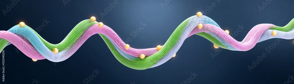 Poster predictive economic downturn analysis digital environment 3d visualization abstract conceptual desig