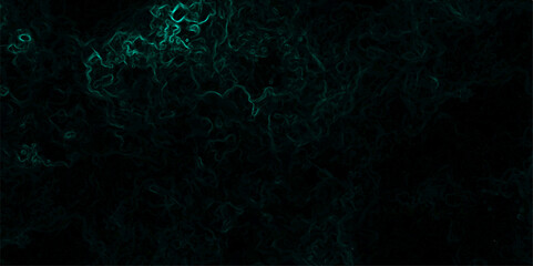 Abstract texture with deep emerald green wisps  smoke or energy black background. Glowing tendrils with complex, tangled network of organic, vein-like patterns, resembling electric currents or cosmic 