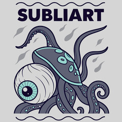 Dive into creativity with this vibrant octopus design, showcasing bold colors and intricate details. Perfect for ocean lovers, artists, and anyone seeking unique marine-themed apparel.