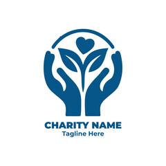 Obraz premium Charity donation support design for fundraising volunteer help nonprofit kindness aid community love heart mission care giving relief hope solidarity impact