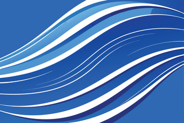 Abstract blue background with flowing curves and gradients suitable for modern designs presentations or website headers featuring a smooth dynamic