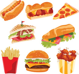 fast food collection