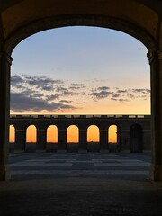 arch sunset