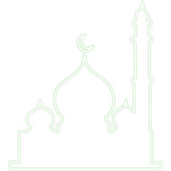 vector illustration of mosque