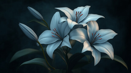 bouquet of lilies