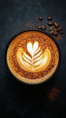 Сup of coffee on the table