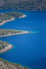 Beautiful Lastovo island coastline in Croatia