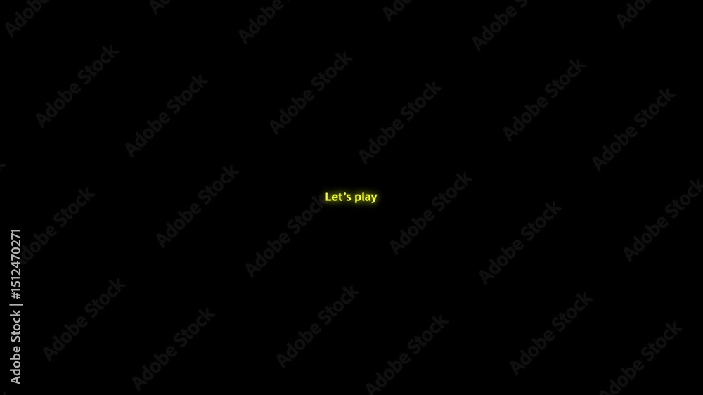 Poster five second number countdown animation ending with text 