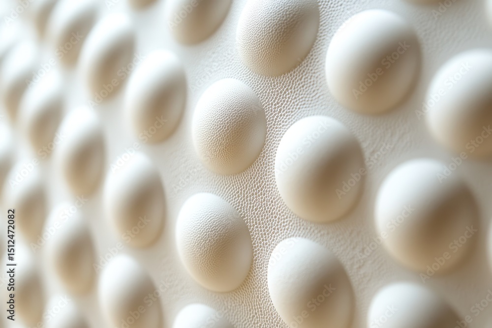 Aufkleber light beige spherical carbon textures showcasing unique patterns and tactile features in a close-up 