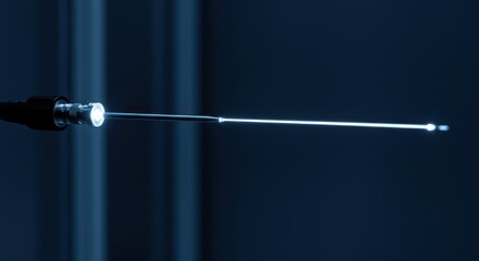 Fiber Optic Cable Light Transmission
