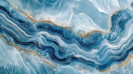 Fototapeta premium ice texture Blue background marble wall.