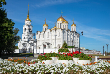 The ancient Assumption Cathedral, Vladimir. Golden ring of Russia