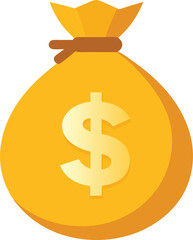 bag with dollar icon