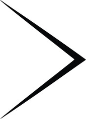 next arrow or right directional arrow line art icon for apps and websites