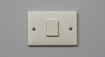 Light switch on the wall