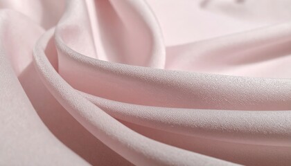Gentle folds of soft pink silk create a soothing abstract texture a calming visual for backgrounds luxurious presentations and elegant design projects with its smooth drape and delicate sheen