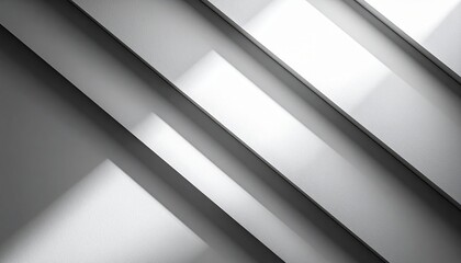 Minimalist abstract geometric composition with sharp lines and subtle light and shadow transitions creating a sense of depth and contemporary elegance for modern design projects