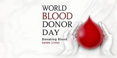 World Blood Donor Day Awareness Graphic